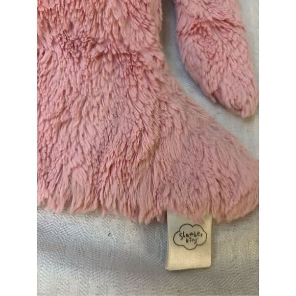 Slumberkins flat pink bears replacement lovey 14x10" - Picture 2 of 5